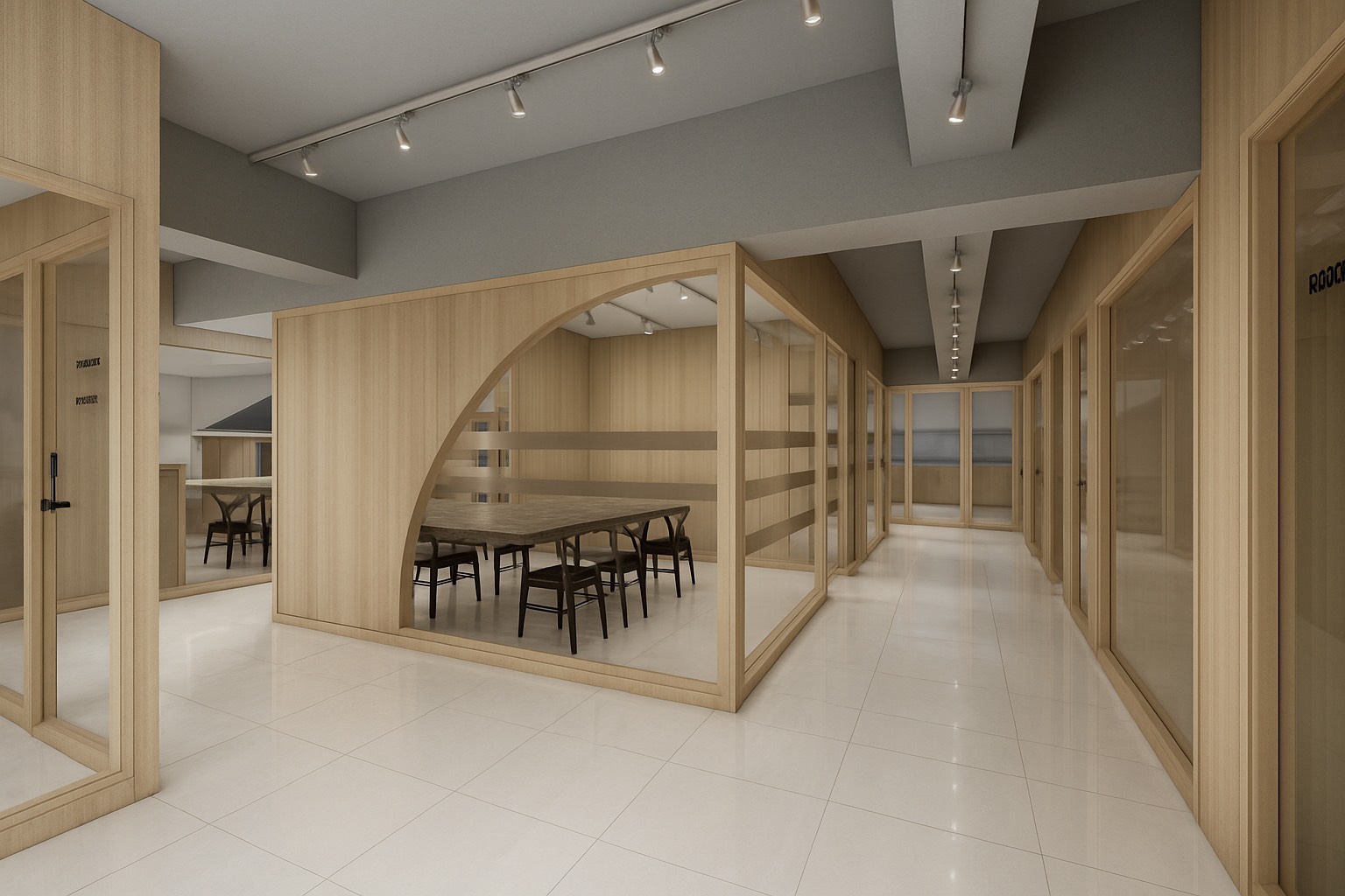 室內設計・辦公室空間案例示意圖